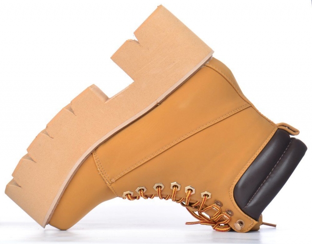 Черевики жіночі на платформі Jeffrey Campbell Nirvana Yellow Boot style