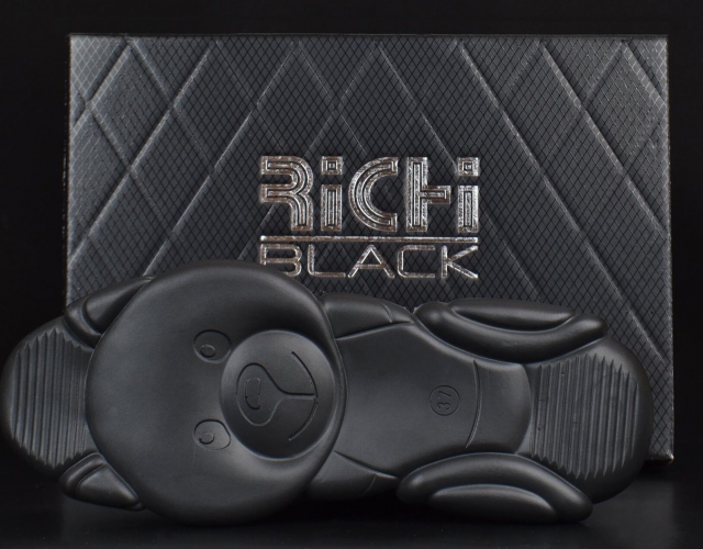 Кроссовки женские кожаные Richi Black Teddy на платформе черные