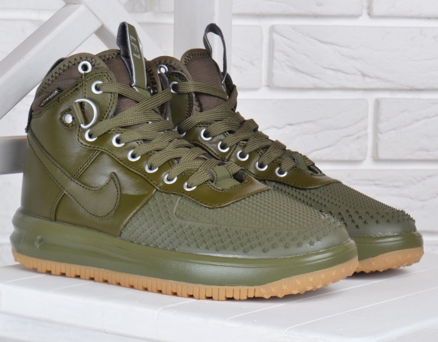 Кросівки жіночі Nike Lunar Force 1 Duckboot Medium Olive хакі оливка