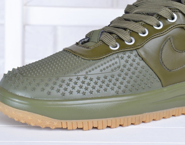 Кросівки жіночі Nike Lunar Force 1 Duckboot Medium Olive хакі оливка