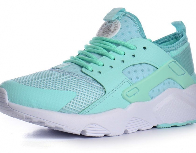 Кроссовки женские Nike Air Huarache Ultra mint мятные с белым