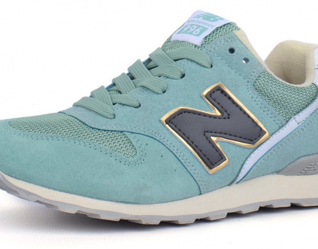 Кроссовки женские замша New Balance 996 мятные