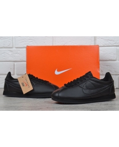 Кросівки шкіряні чорні Nike Classic Cortez Black Індонезія