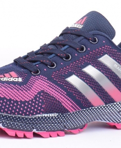 Кроссовки Adidas Marathon TR 21 синие с розовым