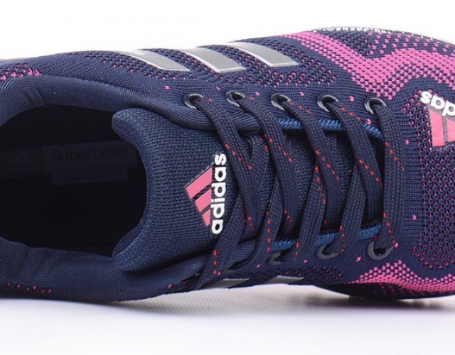 Кроссовки Adidas Marathon TR 21 синие с розовым