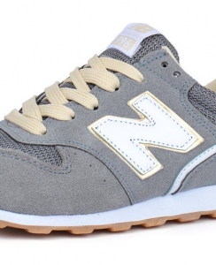 Кроссовки женские замша New Balance 996 серые с белым