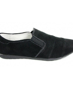 Мокасини жіночі чорні замшеві Little Black Moccasin