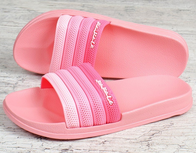 Шльопанці жіночі коралові Flip flops Bubble вологостійкі полегшені