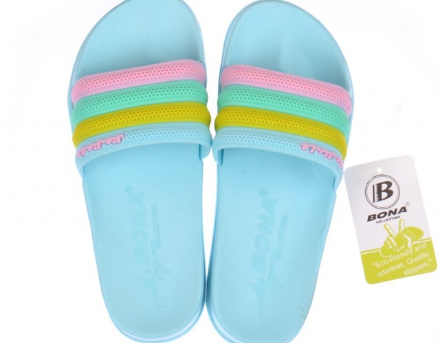 Шльопанці жіночі блакитні Flip flops Bubble TM Bona