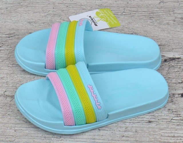 Шльопанці жіночі блакитні Flip flops Bubble TM Bona