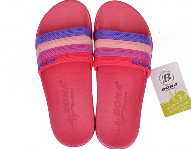 Шльопанці жіночі малинові Flip flops Bubble TM Bona