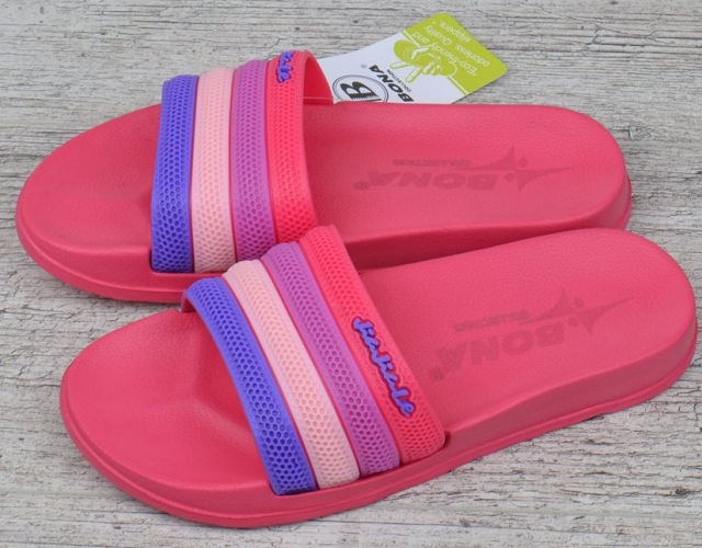 Шльопанці жіночі малинові Flip flops Bubble TM Bona