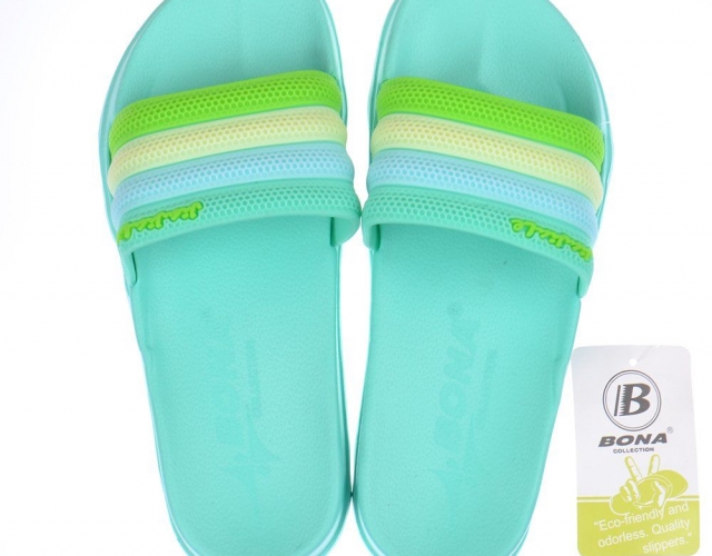 Шльопанці жіночі м'ятні Flip flops Bubble TM Bona