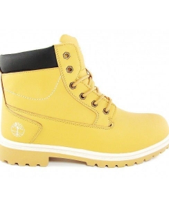 Черевики чоловічі зимові шкіряні на хутрі Timberland Classic Yellow