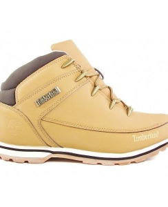 Черевики чоловічі шкіра Timberland Yellow Winter Edition на хутрі