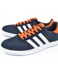 Кросівки чоловічі замшеві Adidas Gazelle orange