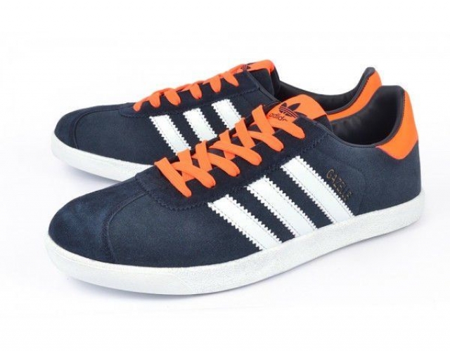 Кросівки чоловічі замшеві Adidas Gazelle orange