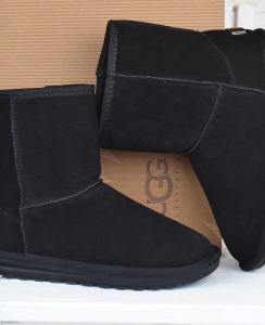 Угги мужские замшевые зимние сапоги UGG Australia черные