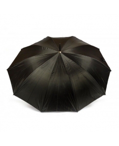 Парасолька тростина чоловіча, напівавтомат 8 спиць, чорна «Classik Black»