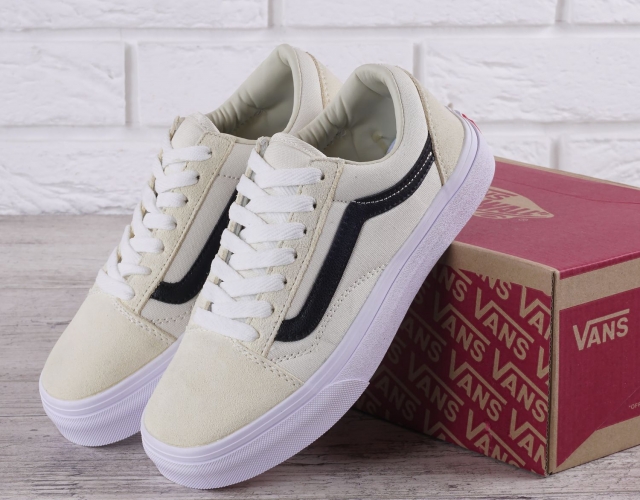 Кеди жіночі замшеві Vans Old Skool лимонні