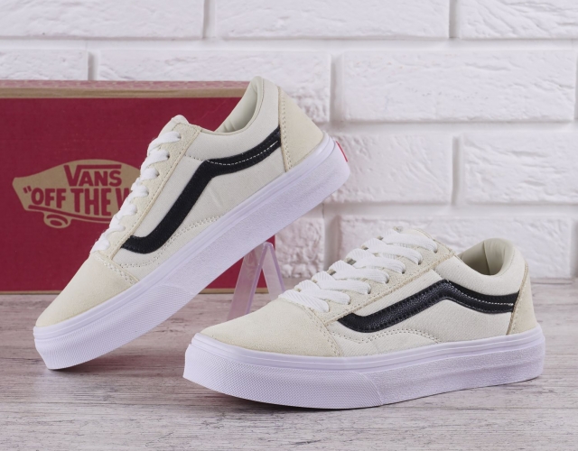 Кеди жіночі замшеві Vans Old Skool лимонні