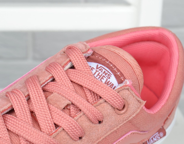 Кеди жіночі замша і текстиль Vans Old Skool Pink рожеві